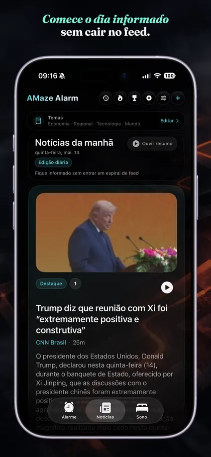Notícias no AMaze Alarm