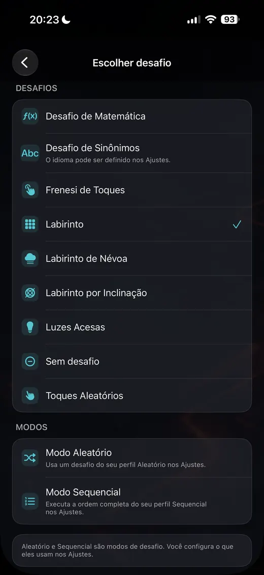 Acorde com fricção quando precisar